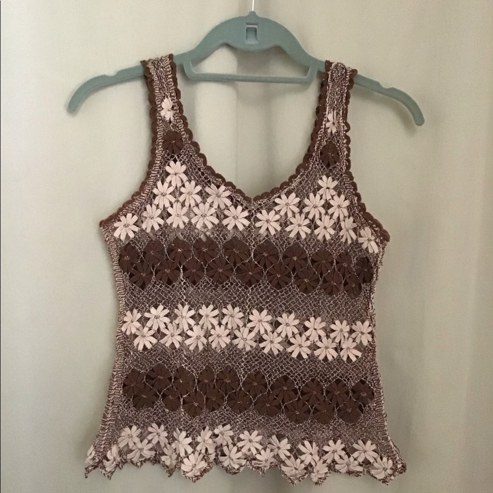 Handmade Finely Crocheted Tank Top